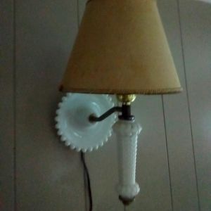 Vintage Milk Bone Wall Lamp